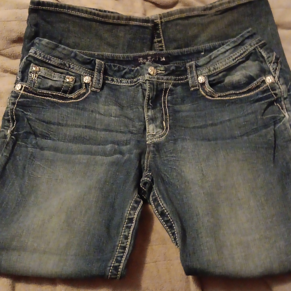 Womans miss me jeans 34x32